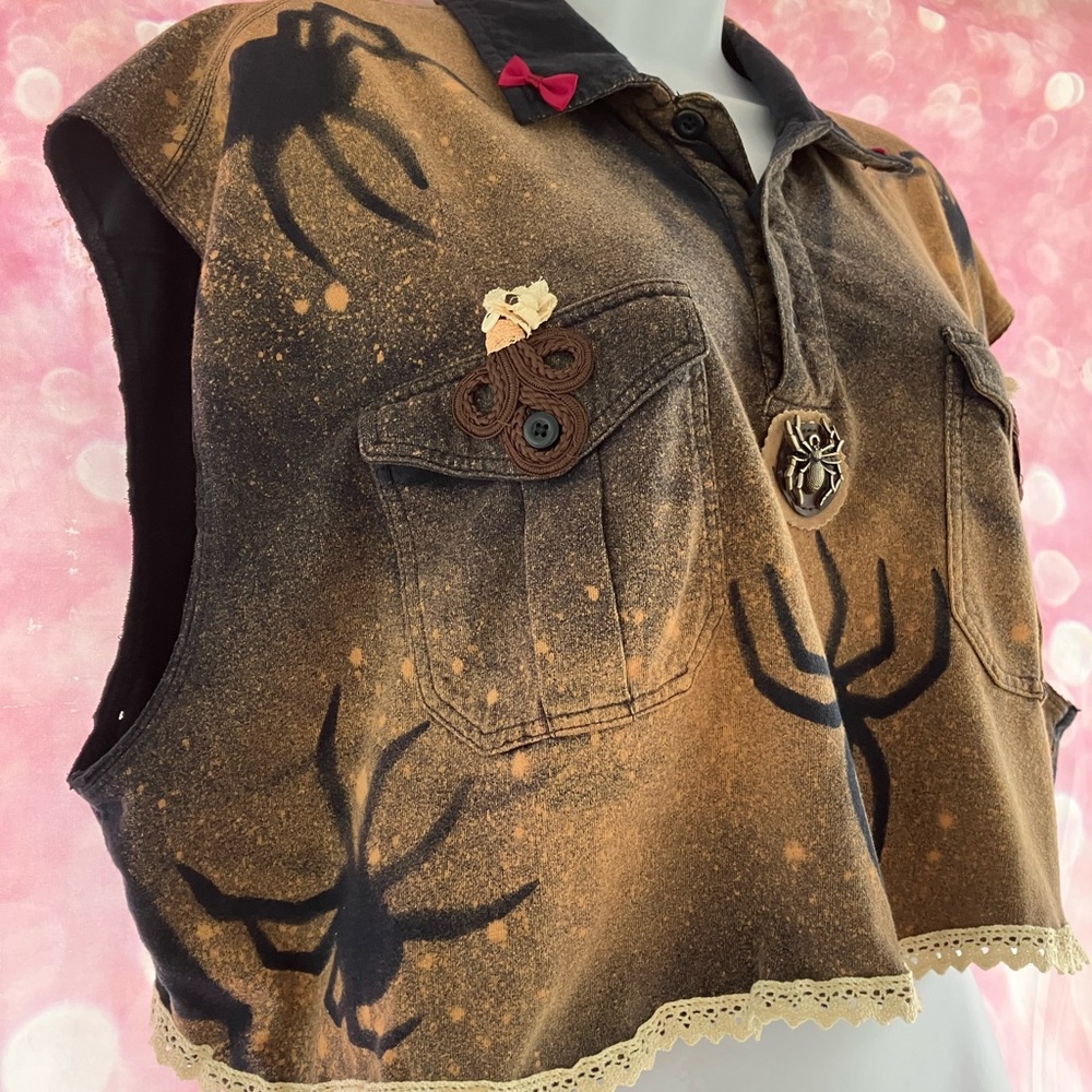 🕷️🕸️🕷️Gothic Bohemian Spider Top🕷️ - Picture 8 of 16